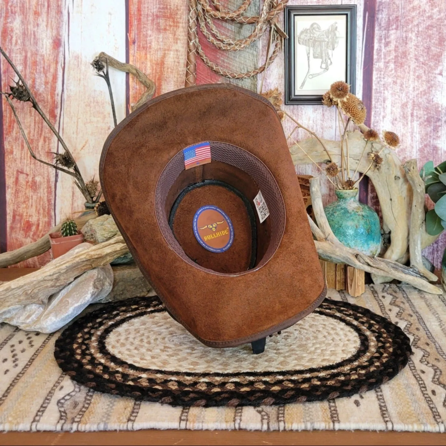 Shapeable Leather Hat, the "Truth or Consequences" by Bullhide 4076CH
