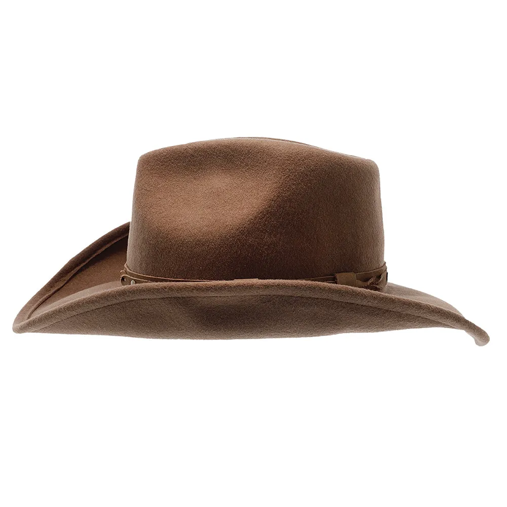 Shetland - Walrus Hats Dark Brown Wool Felt Cowboy Hat - H7013