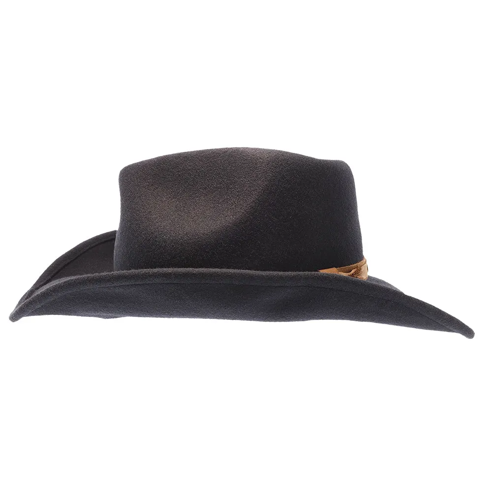 Shetland - Walrus Hats Dark Brown Wool Felt Cowboy Hat - H7013