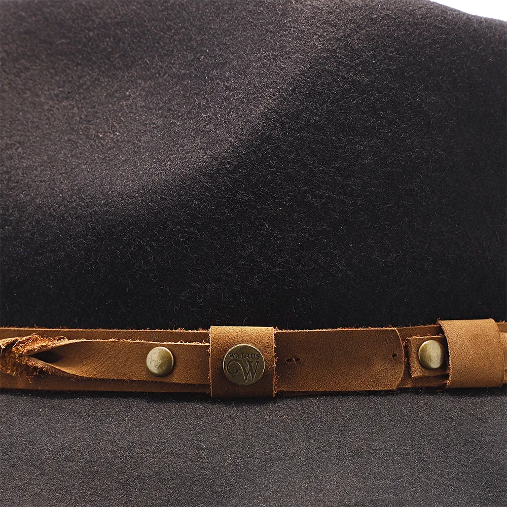 Shetland - Walrus Hats Dark Brown Wool Felt Cowboy Hat - H7013