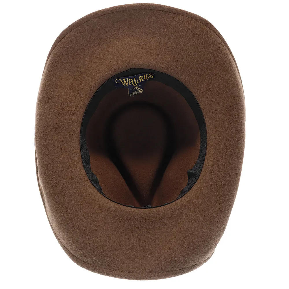 Shetland - Walrus Hats Dark Brown Wool Felt Cowboy Hat - H7013