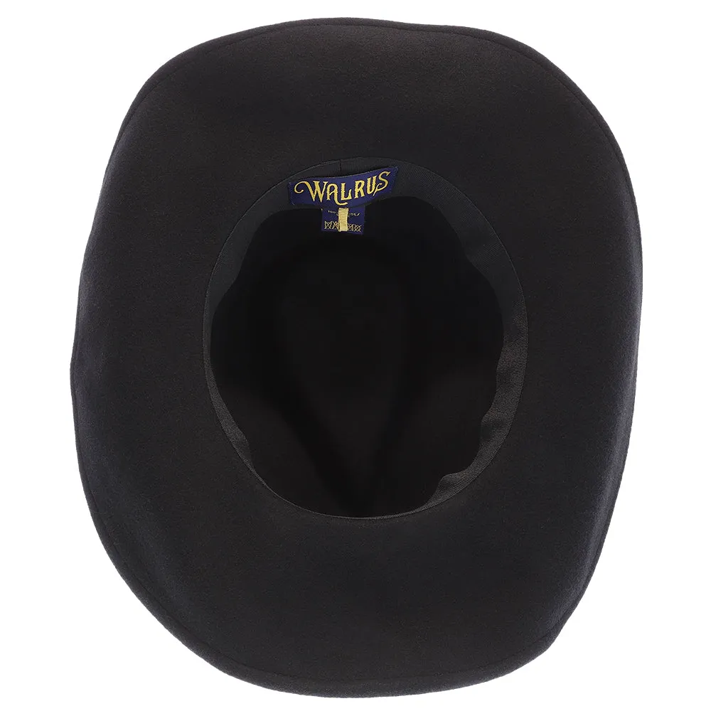 Shetland - Walrus Hats Dark Brown Wool Felt Cowboy Hat - H7013