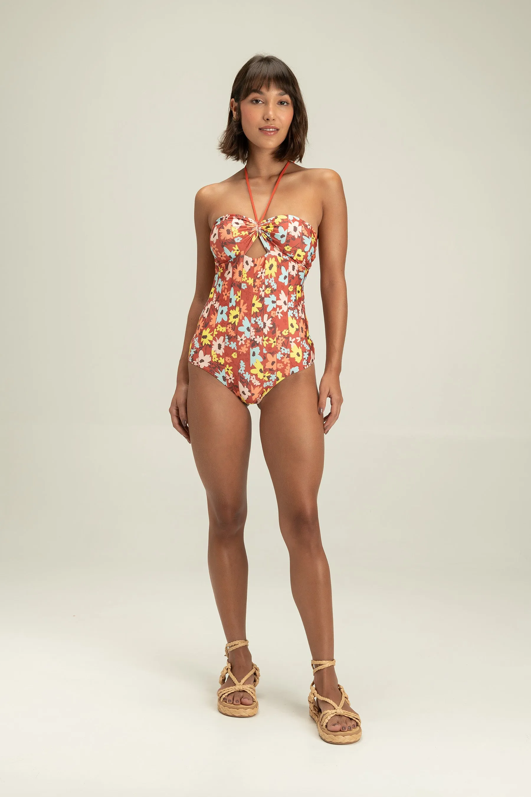 Sky Garden Reversible One-Piece Swimsuit