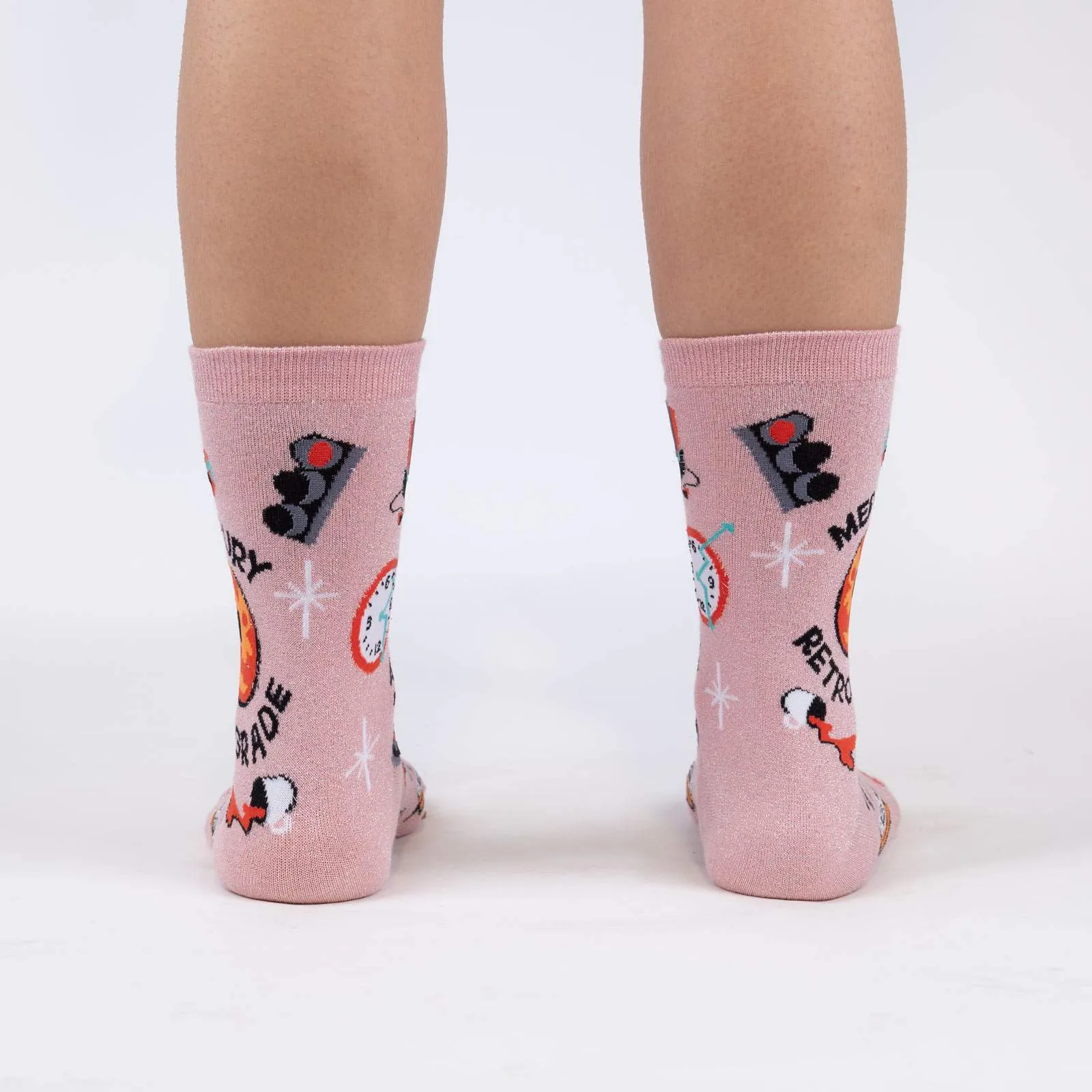 Sock it to Me  Mercury in Retrograde Womens Crew Socks