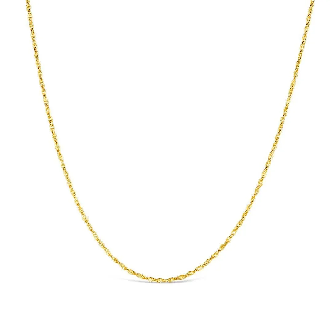 Solid Gold Rope Chain