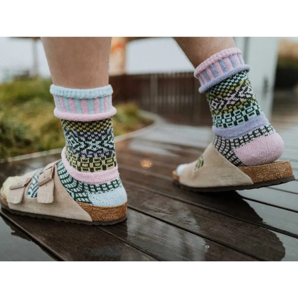 Solmate Socks Lilac Crew Socks (Unisex)