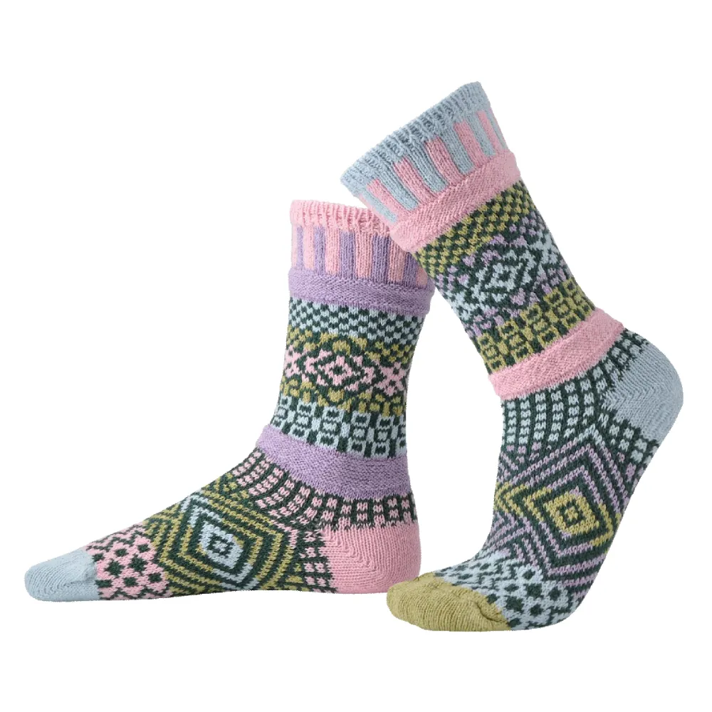 Solmate Socks Lilac Crew Socks (Unisex)