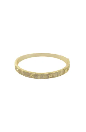 Studded CZ Bangle