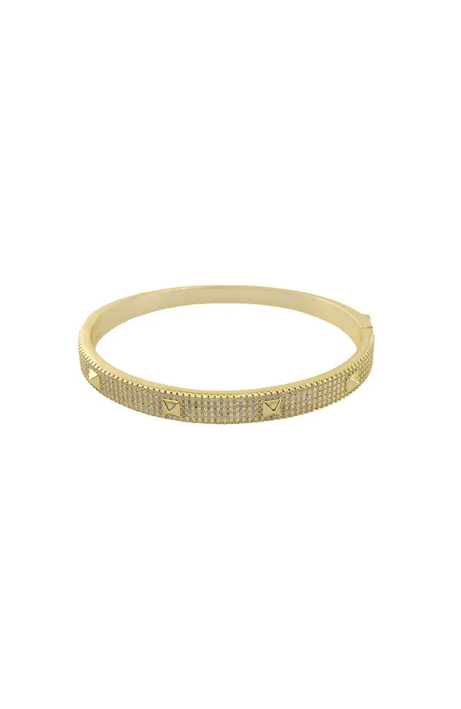 Studded CZ Bangle