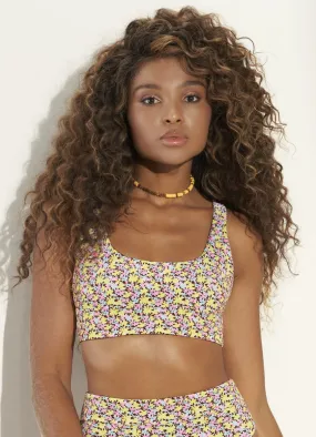 Summer Snaps Donna Sporty Bralette Bikini Top
