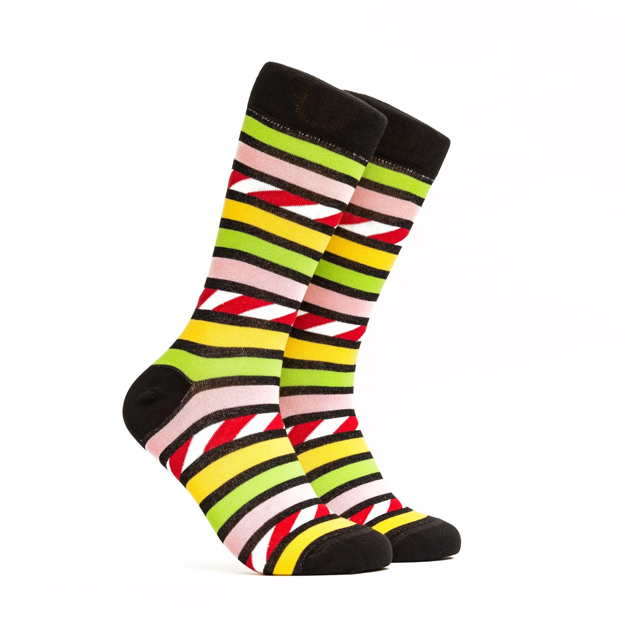 The Figures 1 Combo - Colors Black, Blue, Green, Red - 5 Pairs