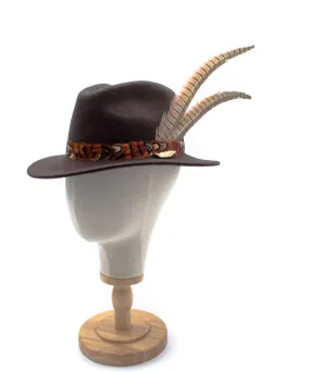 The Isabella in Brown (Pheasant Feather Tail)