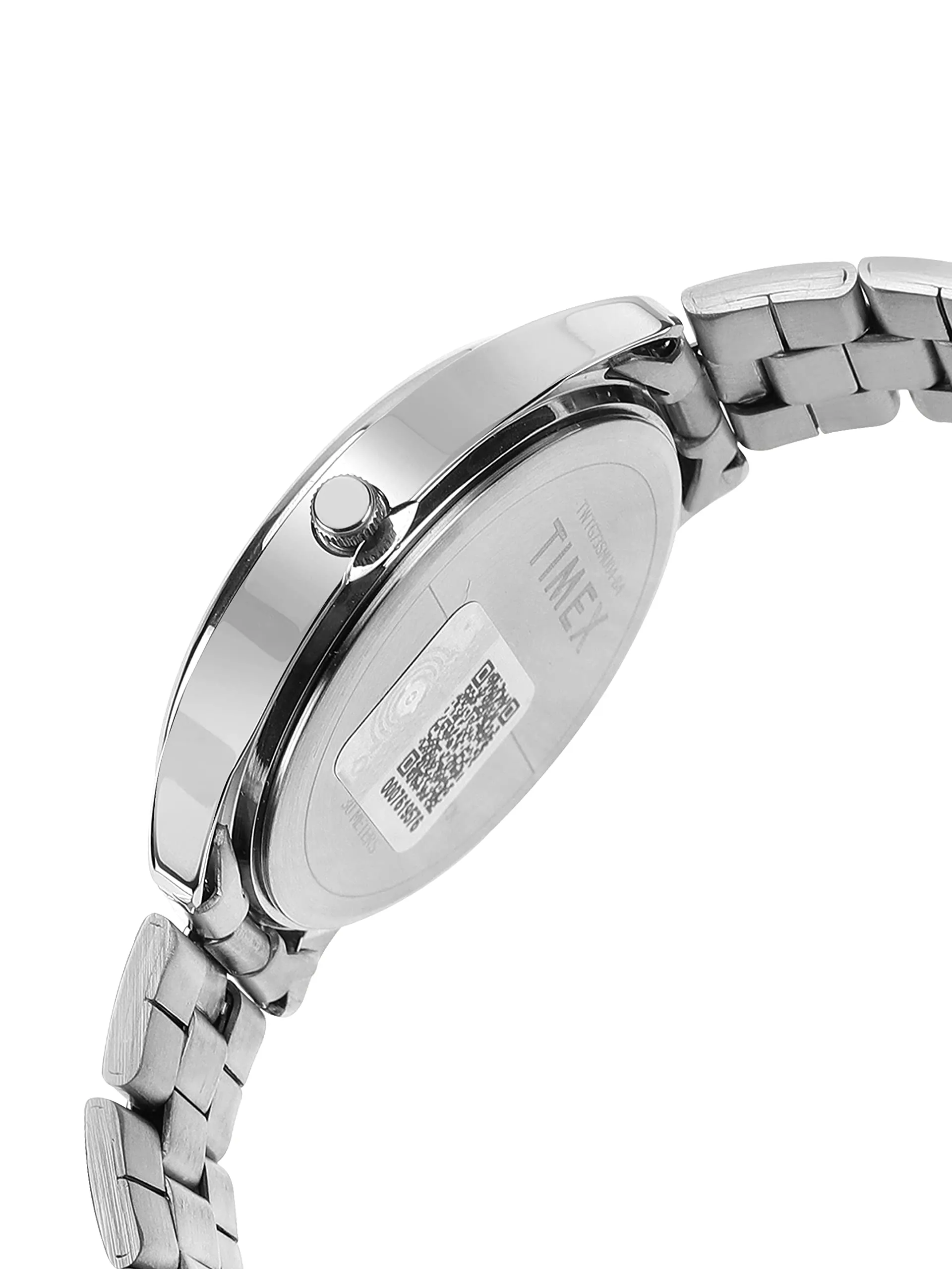 TIMEX Stainless Steel 3 Hands Men Analog Blue Dial Coloured Quartz Watch, Round Dial with 40 Mm Case Width - Twtg73Smu01
