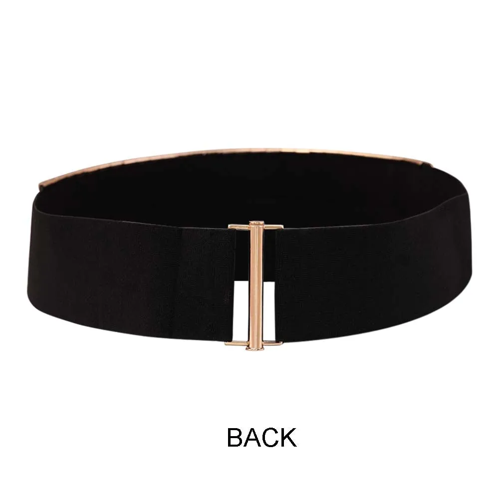Trendy Stylish Designer Stretchable Waist Metal Belt