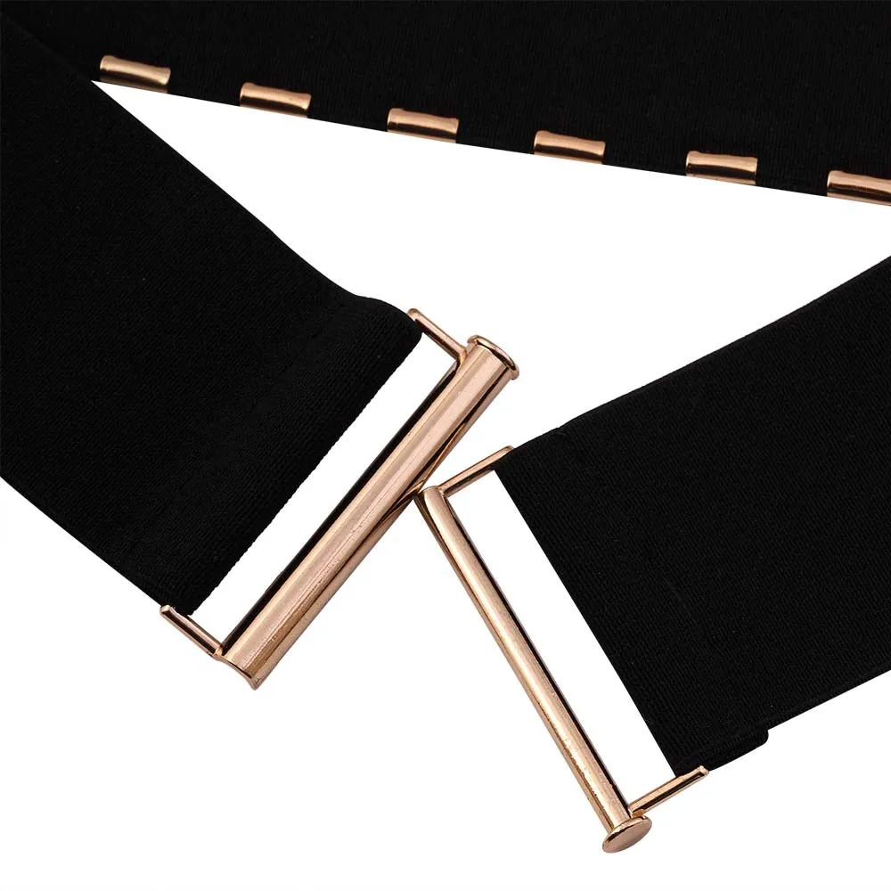 Trendy Stylish Designer Stretchable Waist Metal Belt