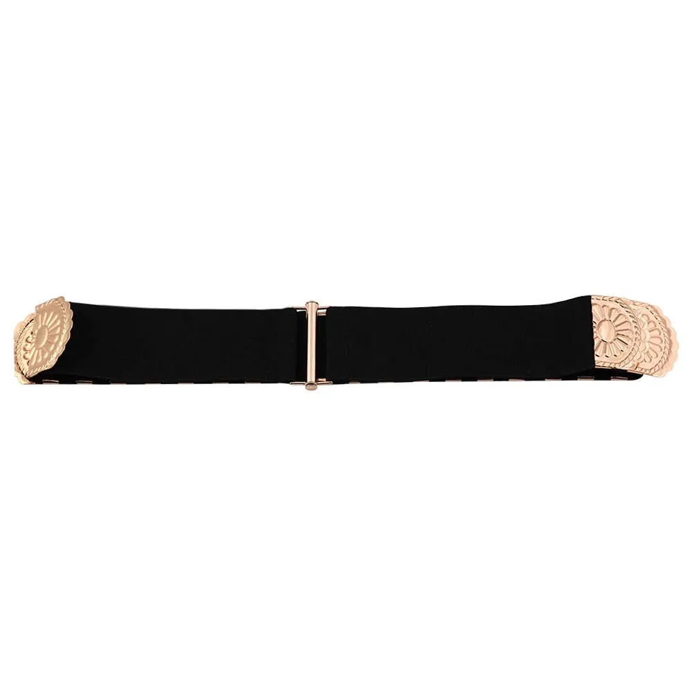 Trendy Stylish Designer Stretchable Waist Metal Belt