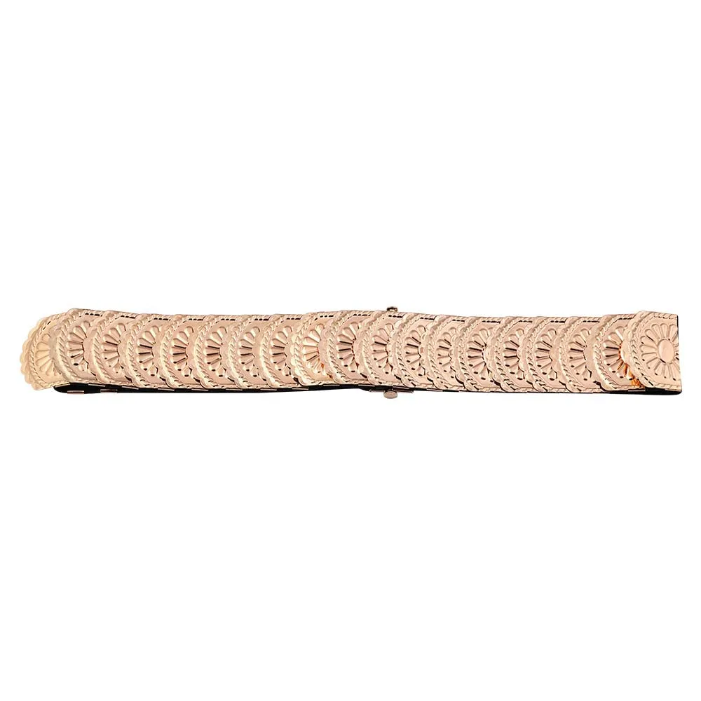 Trendy Stylish Designer Stretchable Waist Metal Belt
