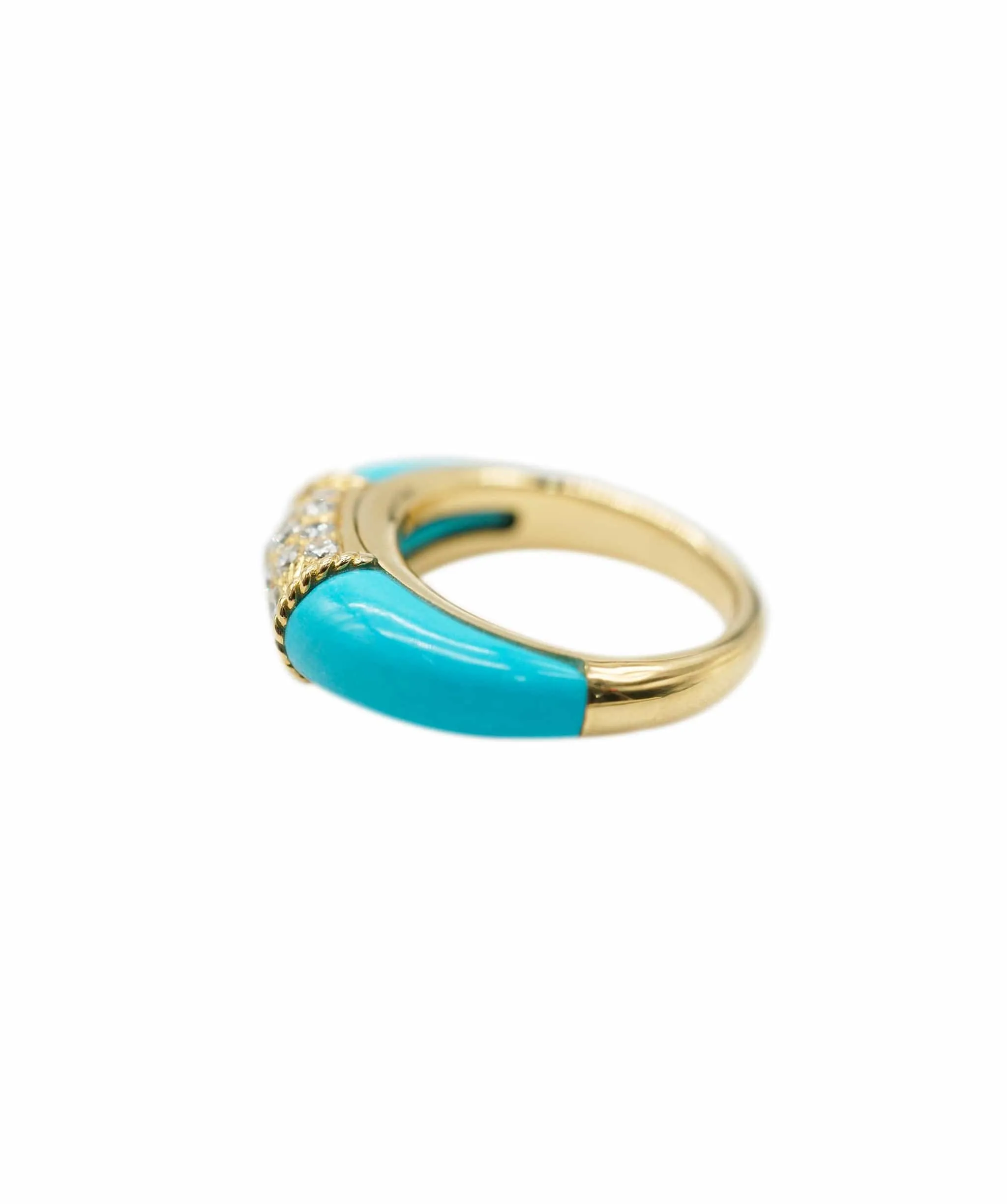 Turquoise Perlee Ring Van Cleef Diamond Philippine  - AJC0671