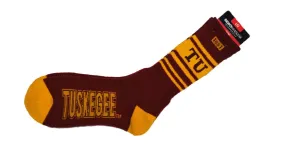 Tuskegee University Golden Tigers Knitted Socks