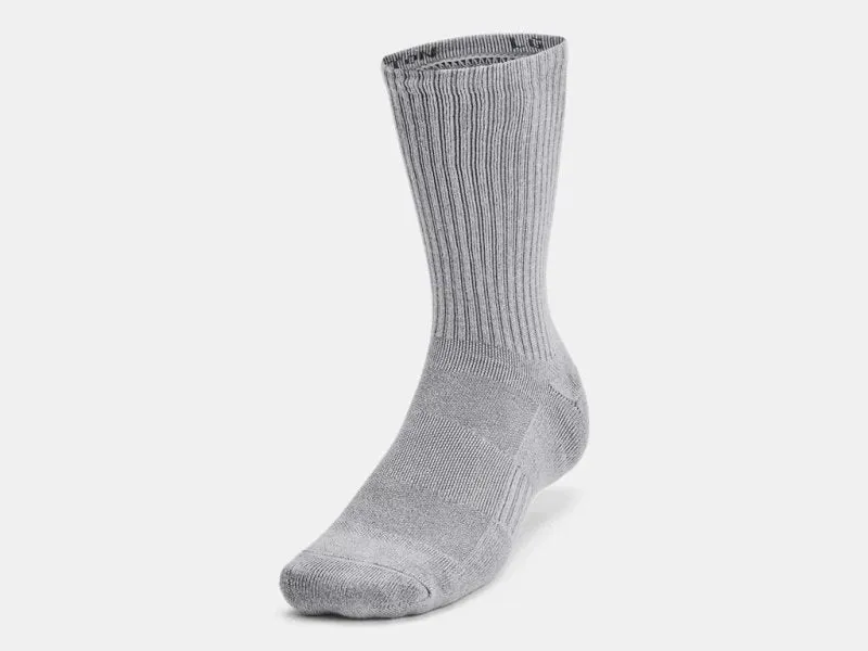 Under Armour Unisex UA Training Cotton 6-Pack Crew Socks