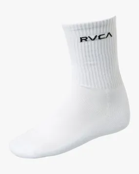 Union Square Crew Socks - White