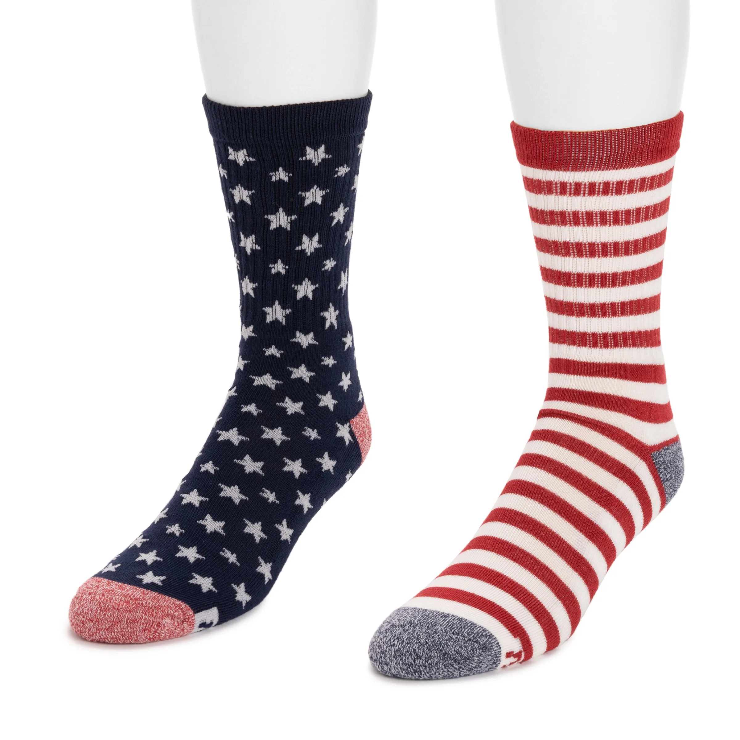 Unisex 2 Pack Unisex Crew Socks