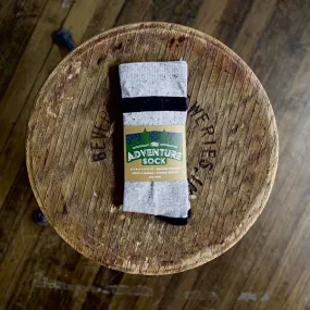 Upcycled Adventure Sock - Grey