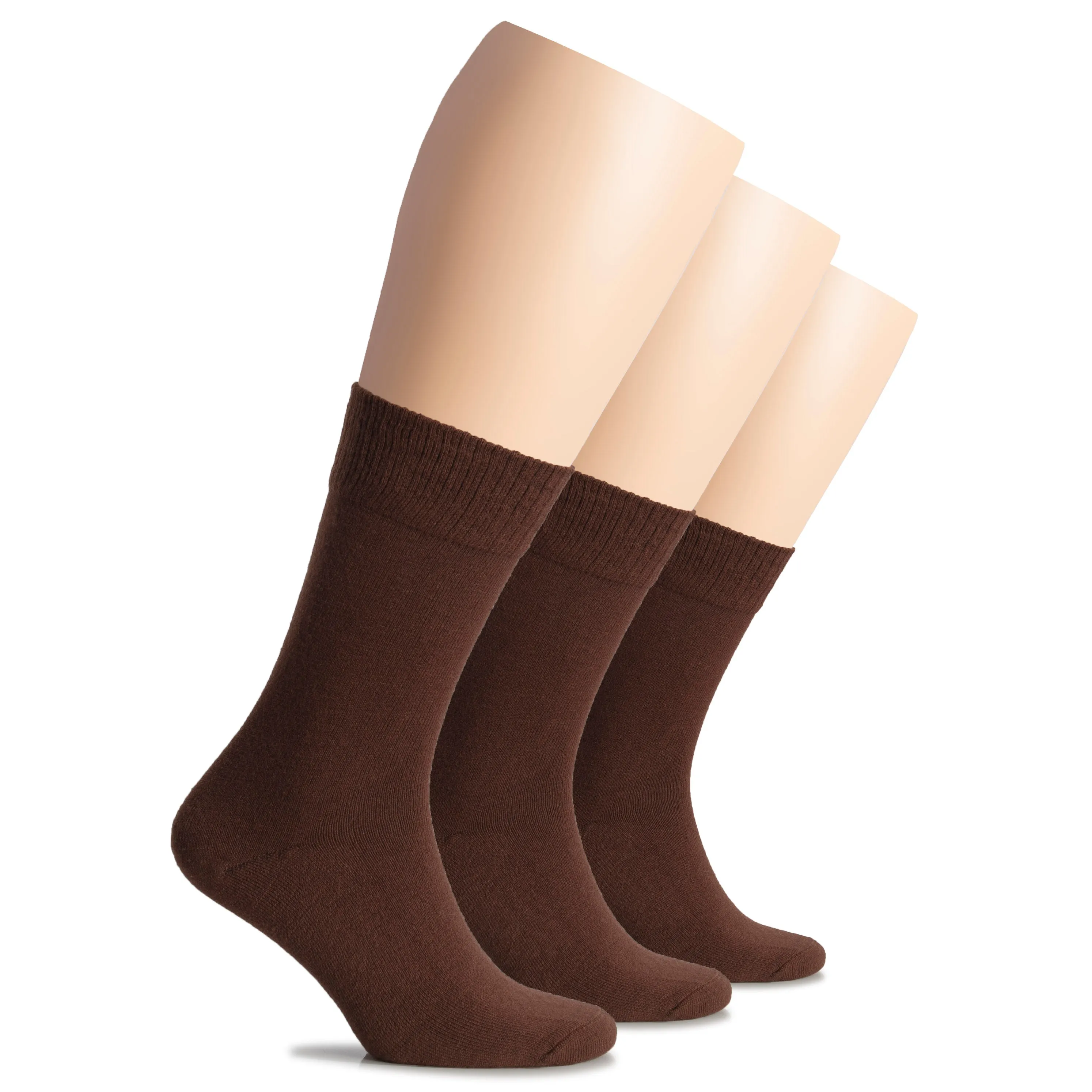 Warm Wool Women's Crew Socks, 3 Pairs