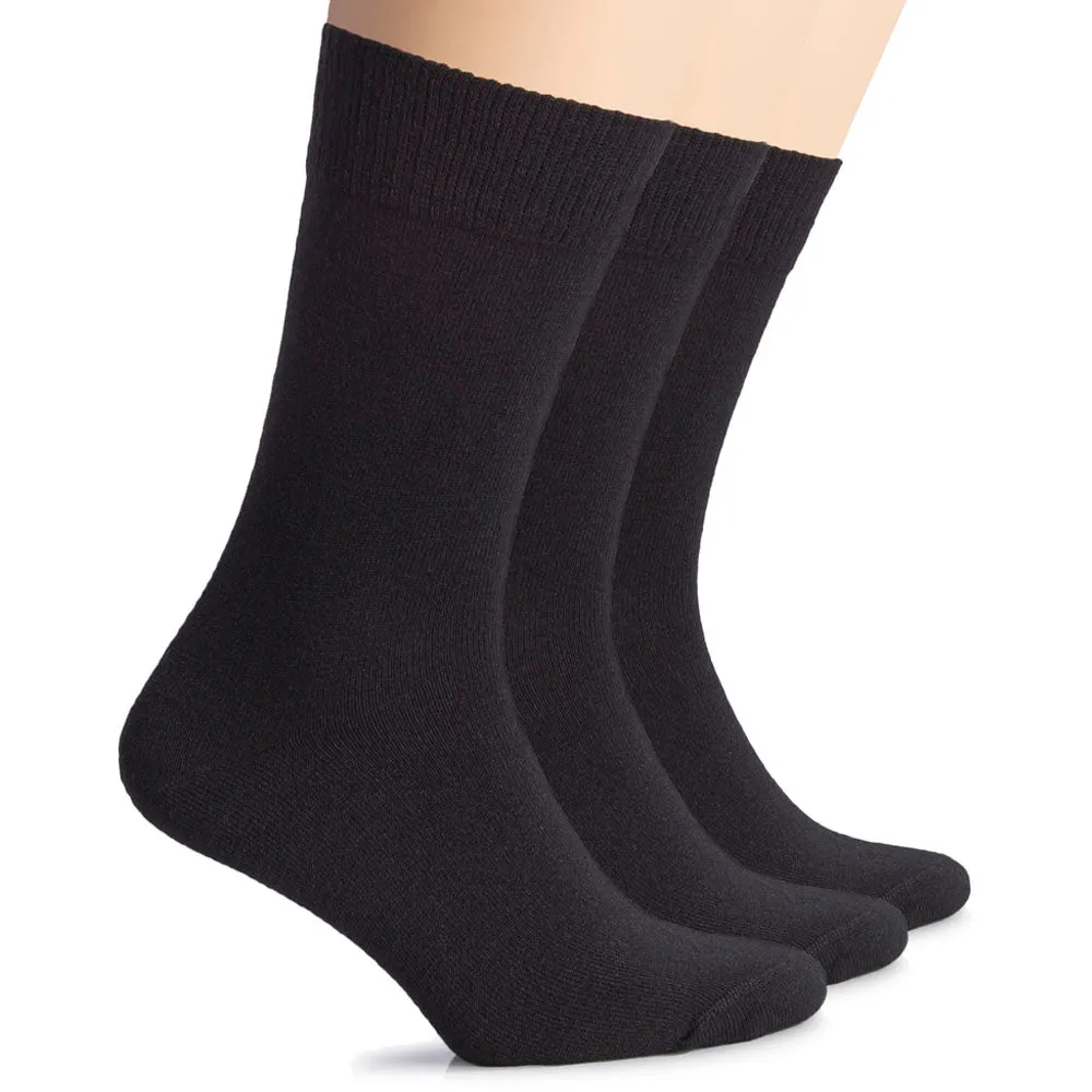 Warm Wool Women's Crew Socks, 3 Pairs
