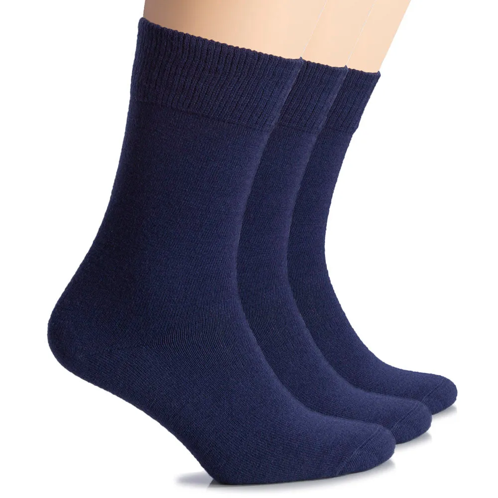 Warm Wool Women's Crew Socks, 3 Pairs