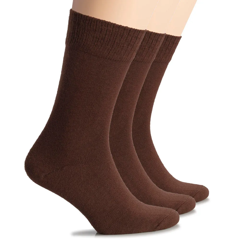 Warm Wool Women's Crew Socks, 3 Pairs