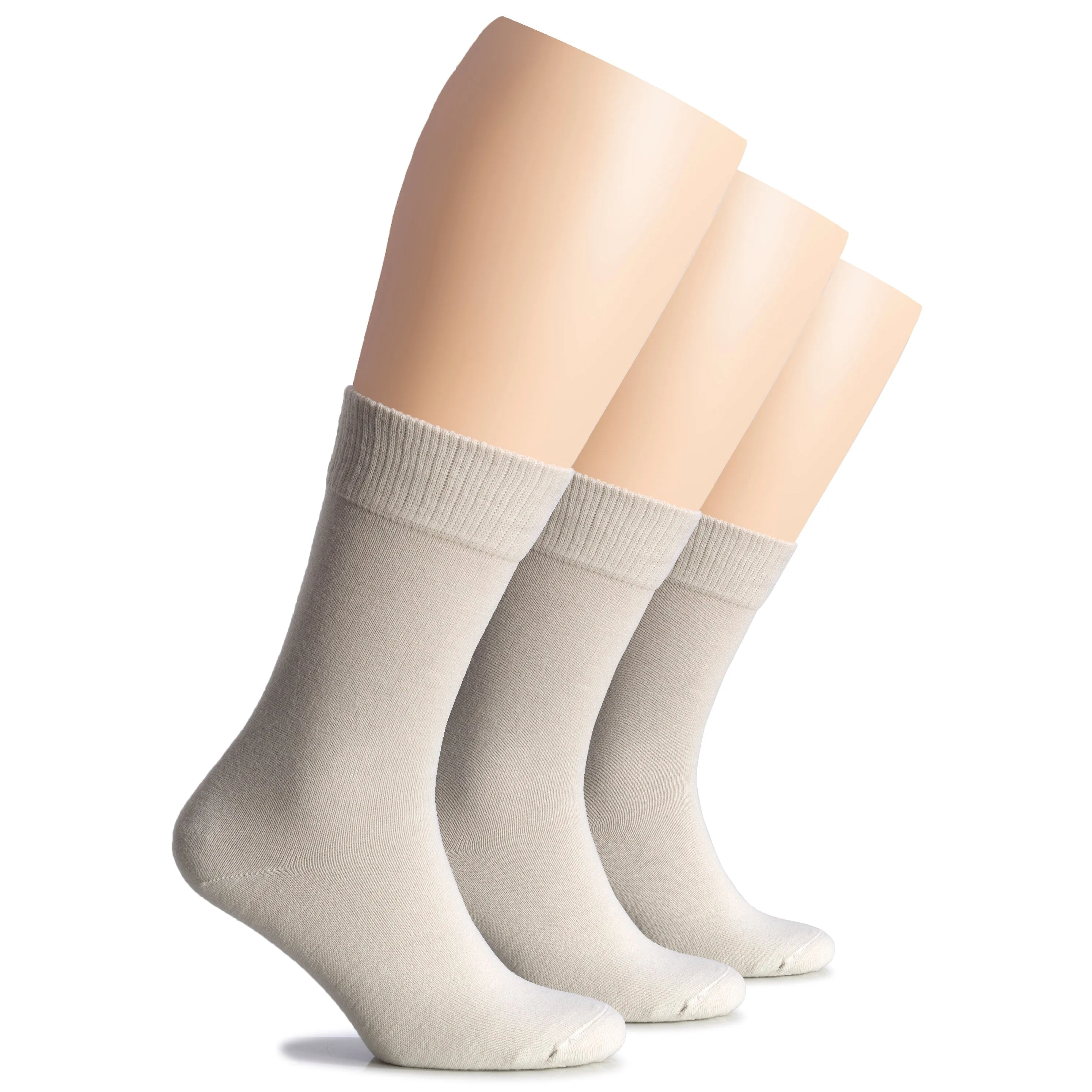 Warm Wool Women's Crew Socks, 3 Pairs