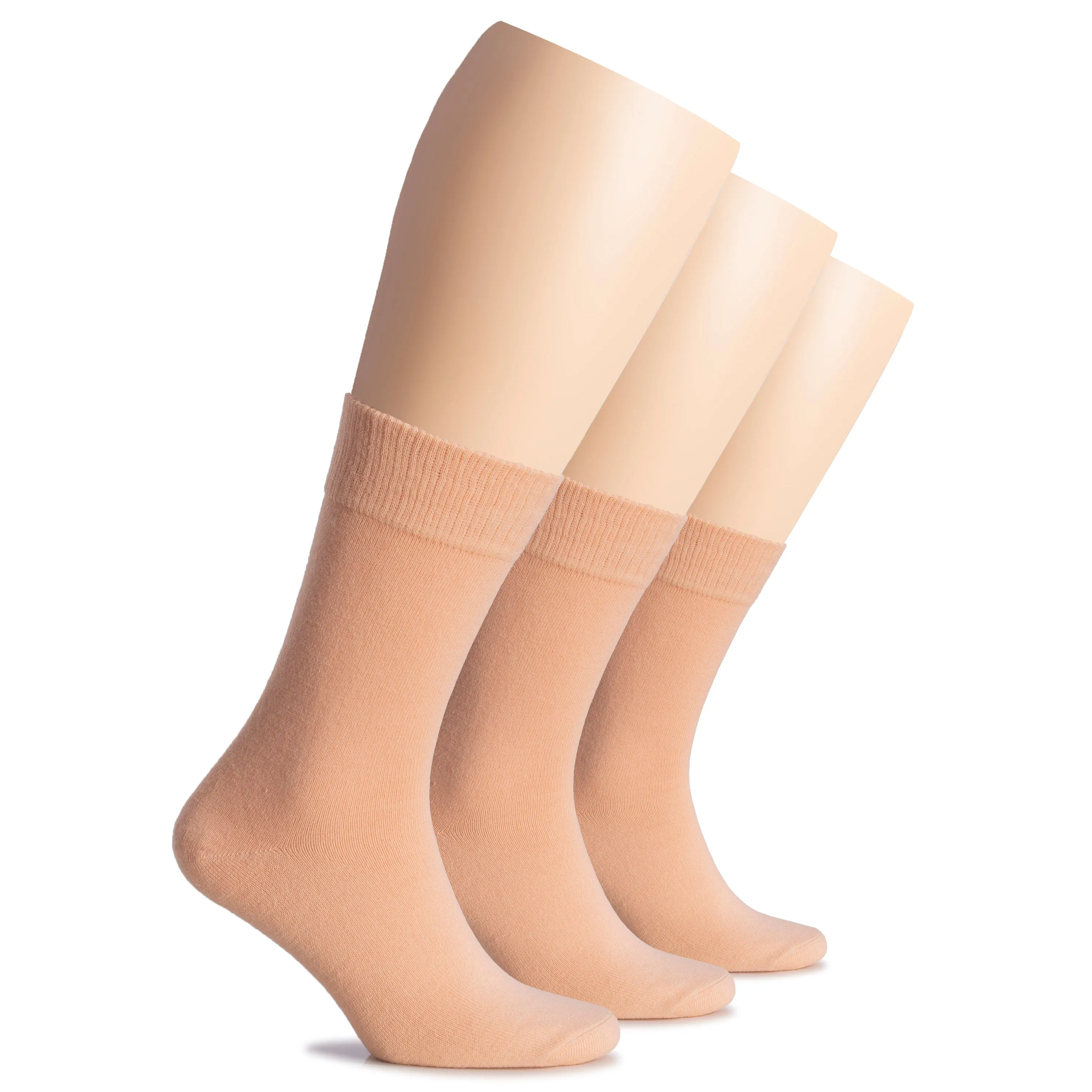 Warm Wool Women's Crew Socks, 3 Pairs