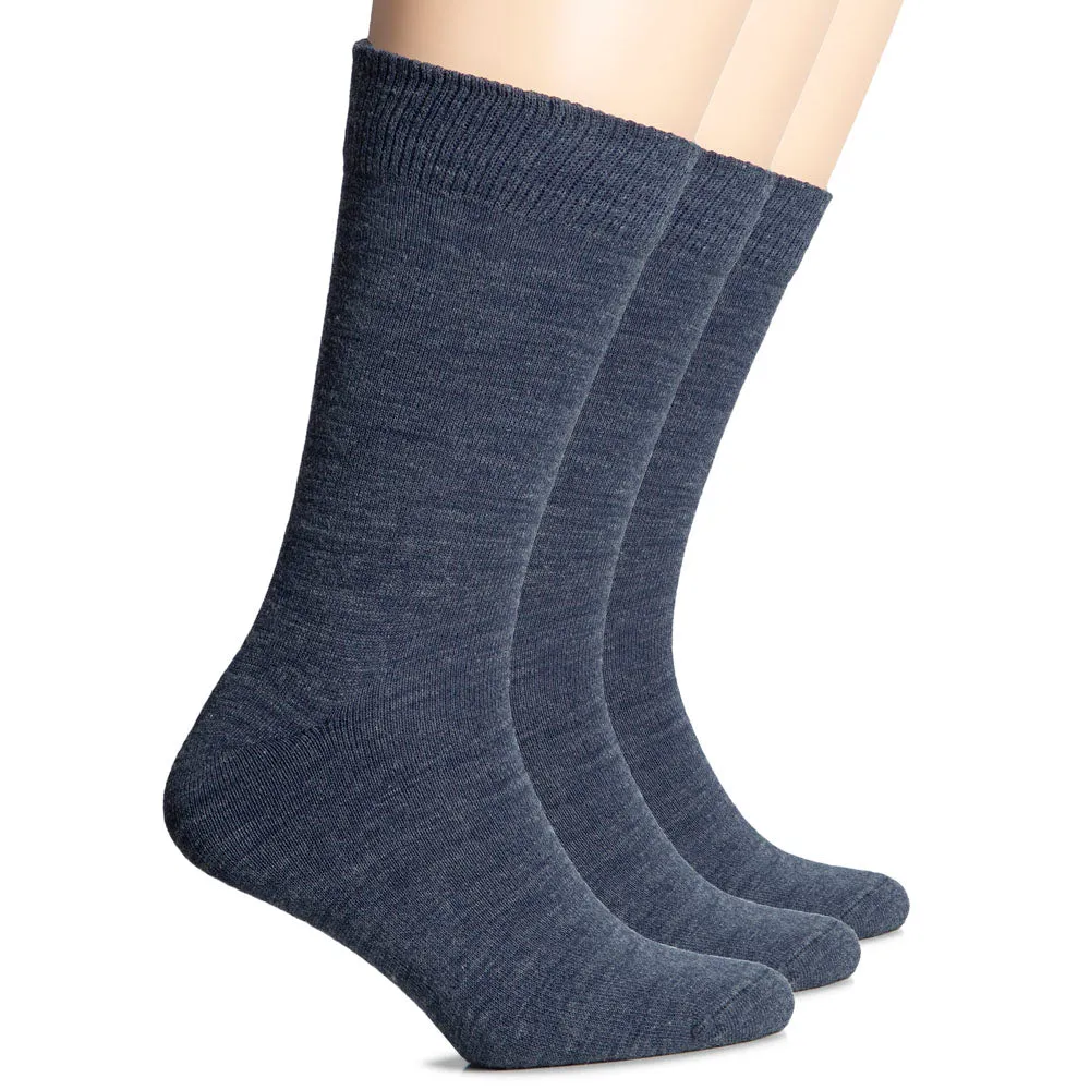 Warm Wool Women's Crew Socks, 3 Pairs