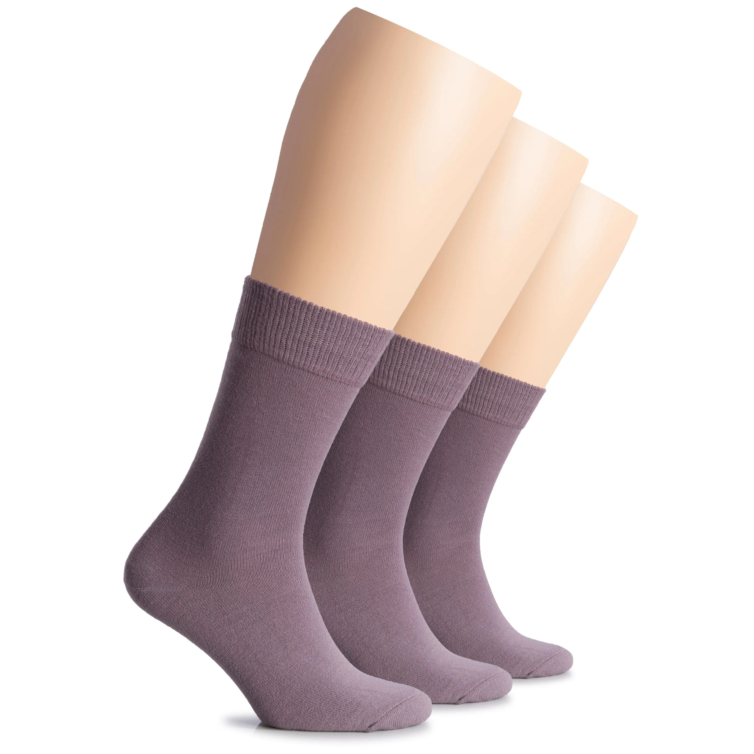 Warm Wool Women's Crew Socks, 3 Pairs