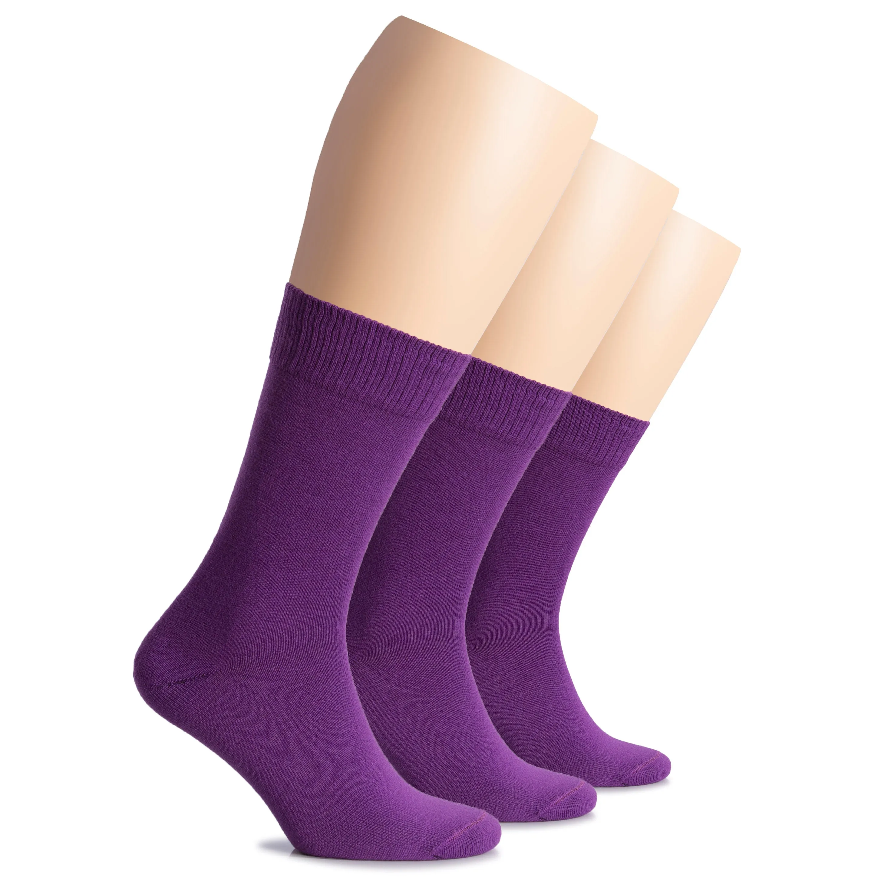 Warm Wool Women's Crew Socks, 3 Pairs