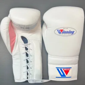 WINNING boxing glove ThankGiving gift for Dad,White Pink Winning Boxing Gloves, Anniversary gift for Men, Birthday gift for boyfriend, Halloween gift for friends