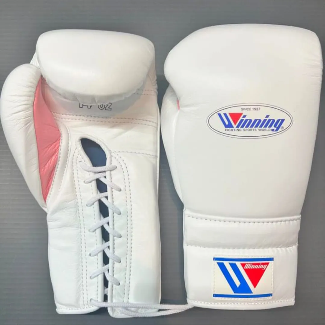 WINNING boxing glove ThankGiving gift for Dad,White Pink Winning Boxing Gloves, Anniversary gift for Men, Birthday gift for boyfriend, Halloween gift for friends
