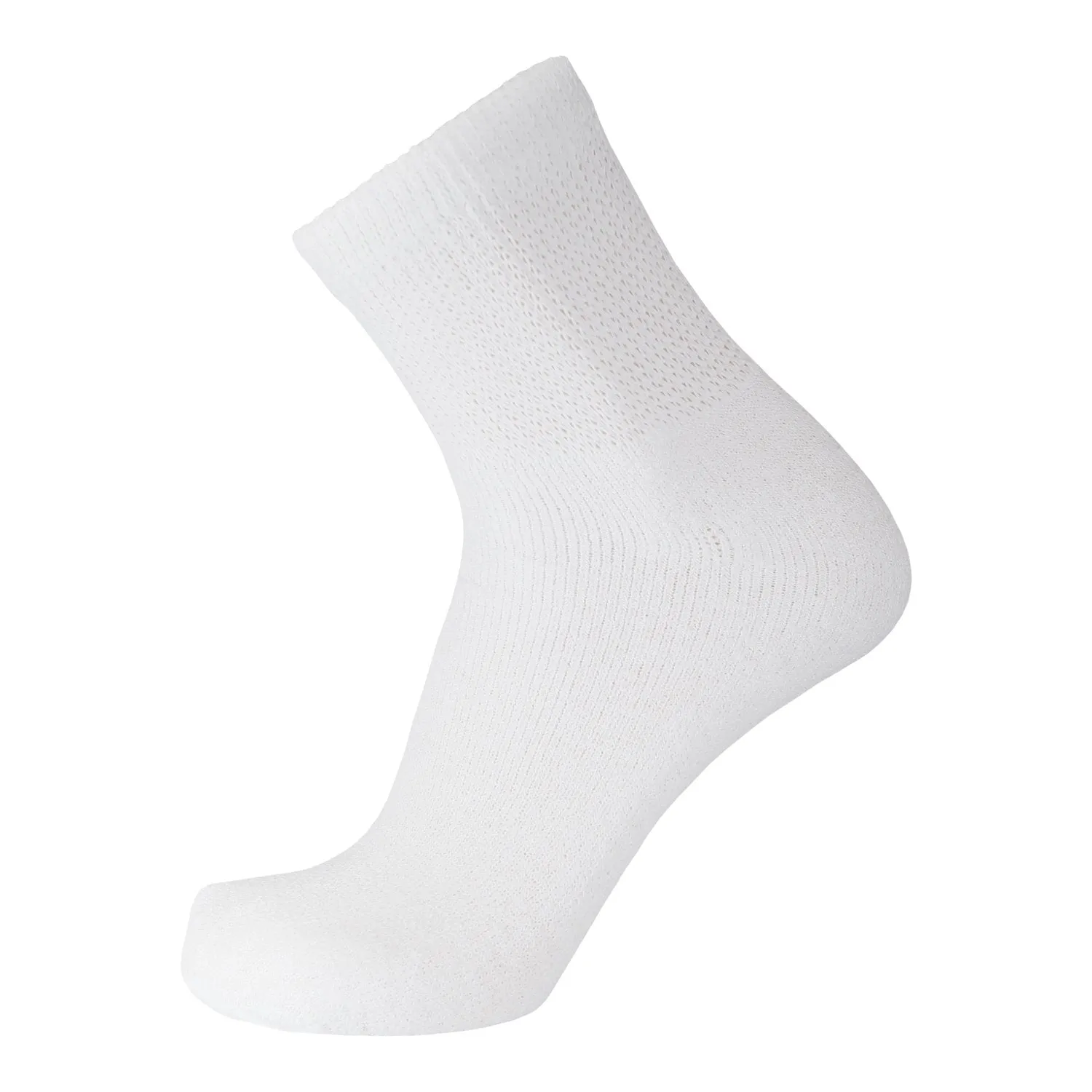 Women's Diabetic Neuropathy Cotton Quarter Socks - 6 Pairs, Women's Shoe Size 6-12
