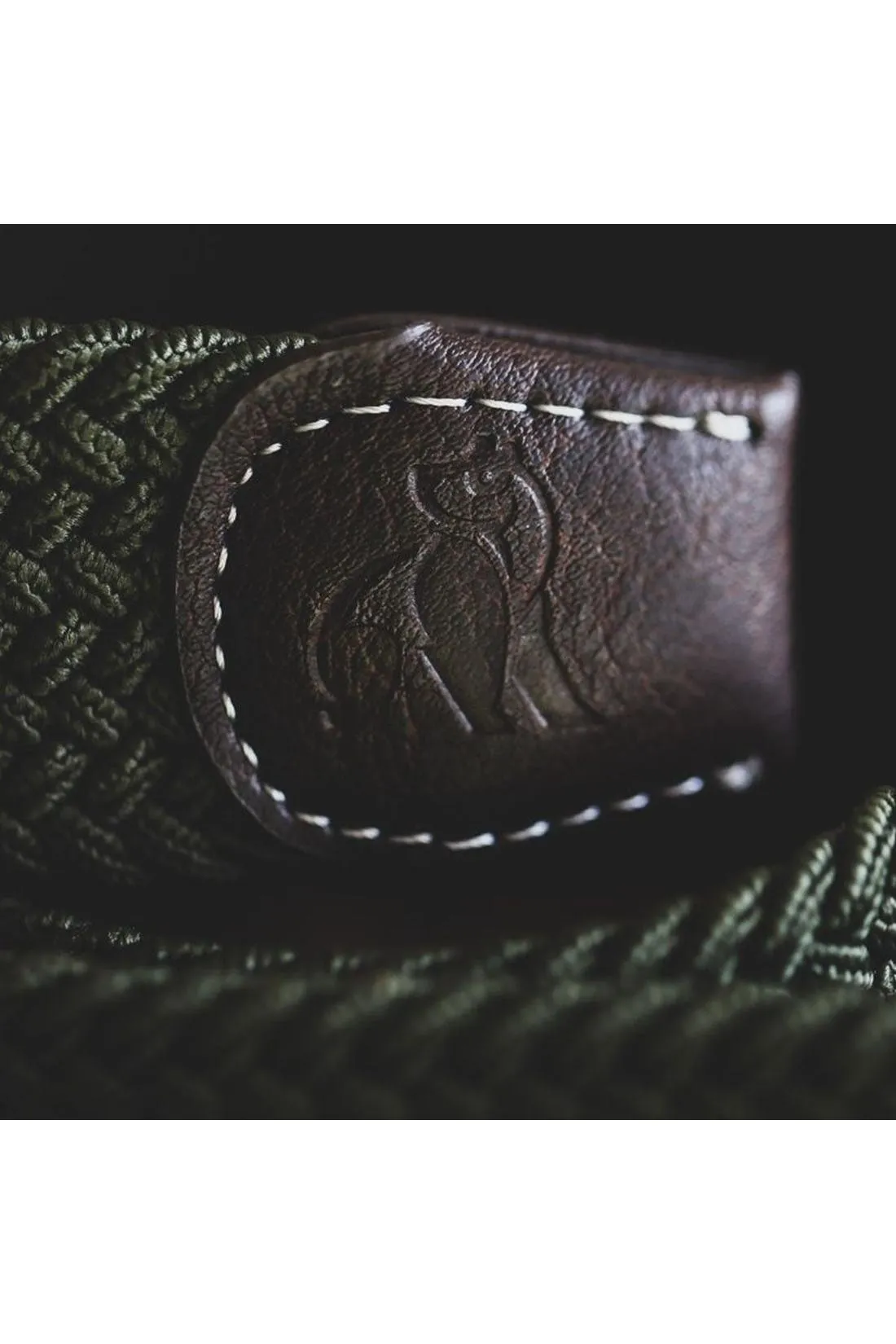 Woven Belt - Khaki Green