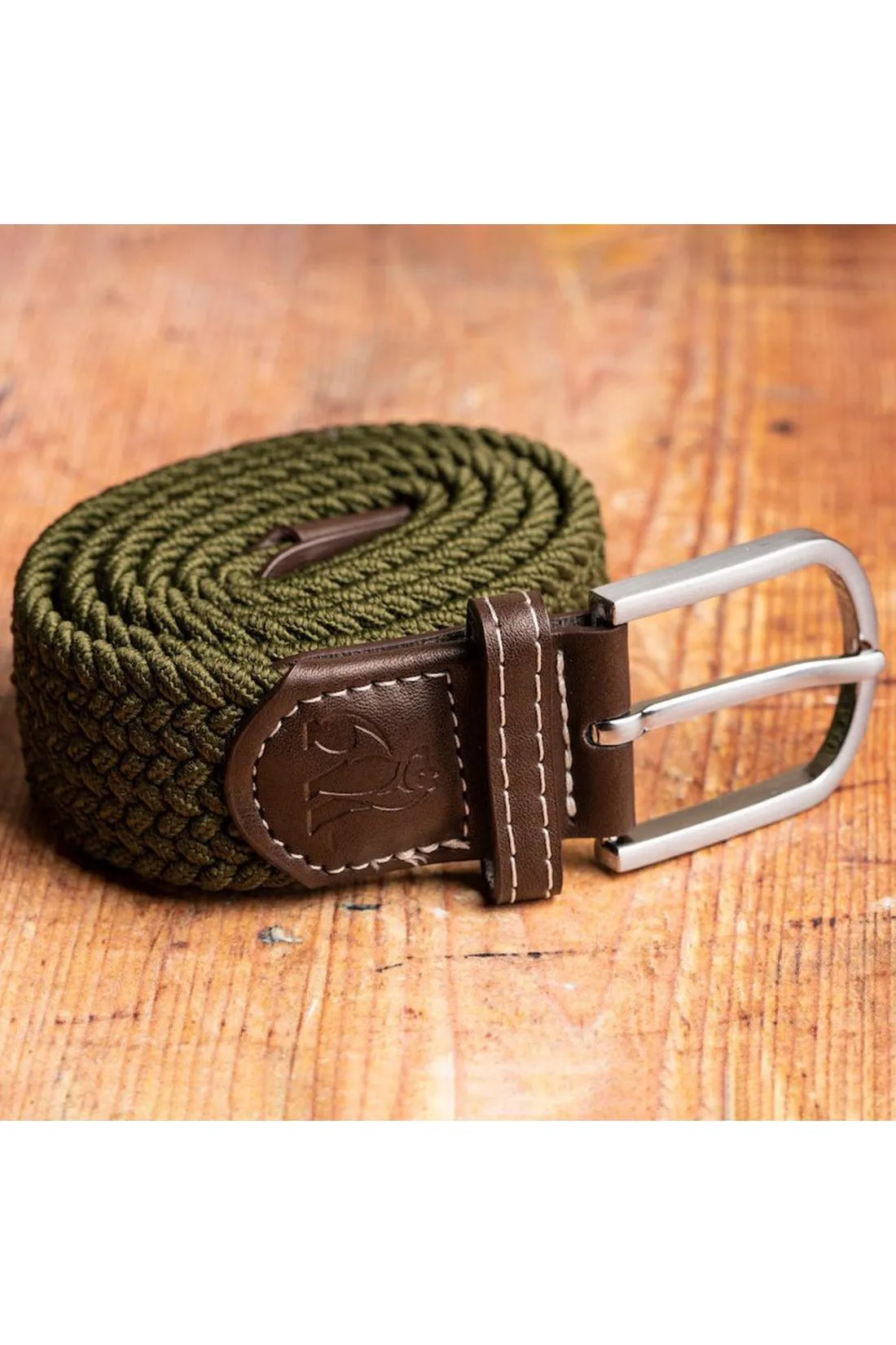 Woven Belt - Khaki Green